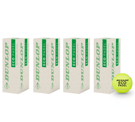 |DunlopEcoPadelBalls1Dozen|