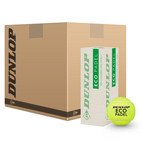 |DunlopEcoPadelBalls6Dozen|
