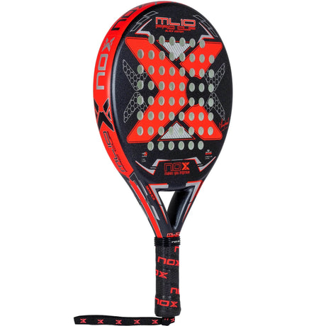|NOXML10PROCUPRoughSurfaceEditionPadelRacketAngled|