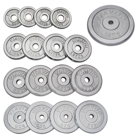 |Viavito Chrome Standard Weight Plates|